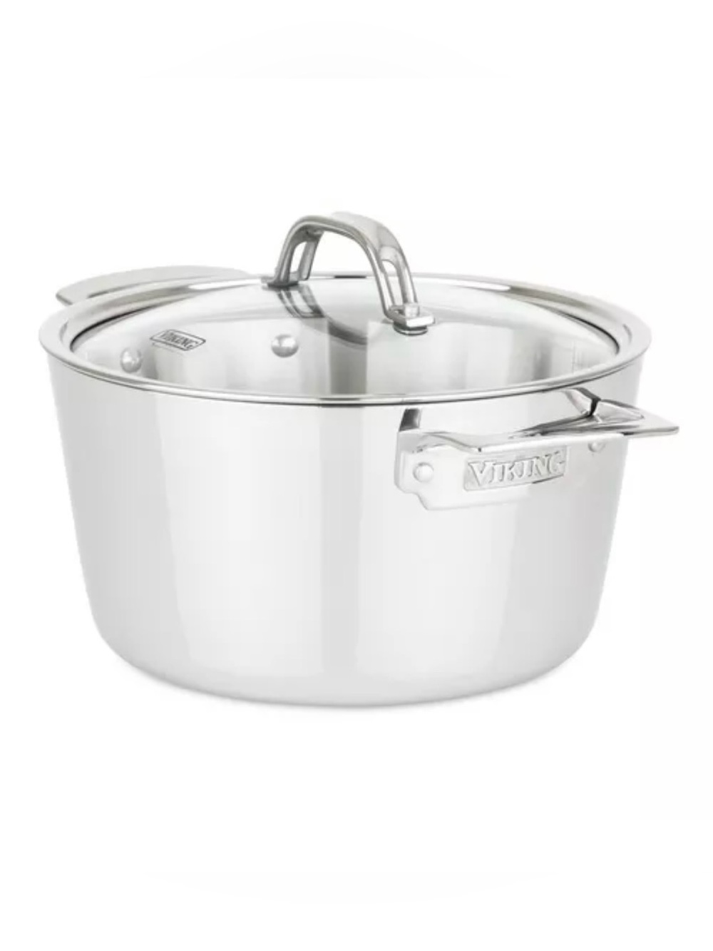 VIKING 5.2 Quart 3 Ply 18/10 Stainless Steel Dutch Oven Sauce Pot Pan NO LID